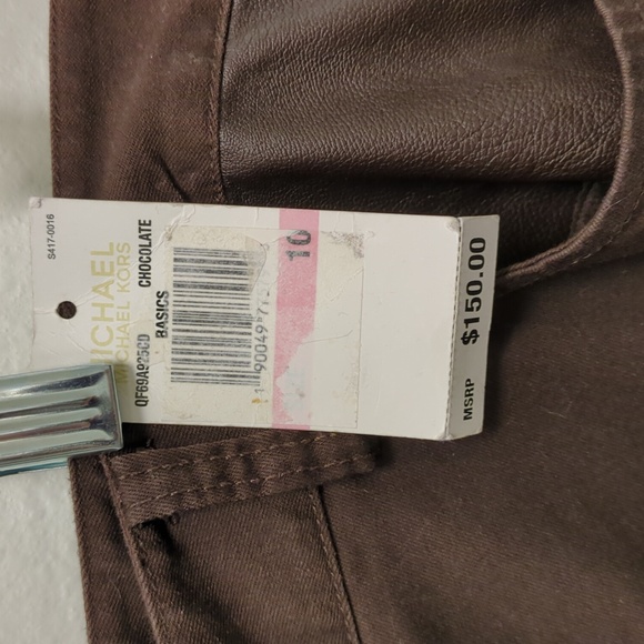 Chic Wide Leg Pants by Michael Kors – Chocolate Brown Elegance - Picture 12 of 15